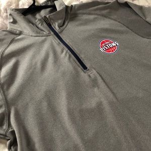 Detroit Pistons quarter zip-up